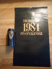 1984 guinness calendar pin - guinness,