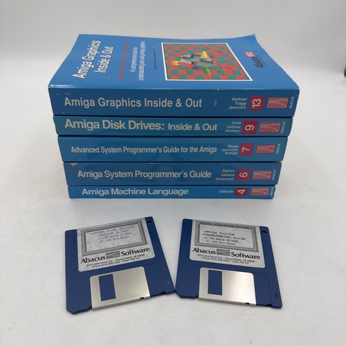 Amiga abacus books lot - abacus,