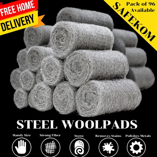 96x steel wire wool - pads, top