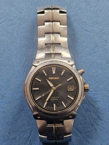 Seiko kinetic stainless steel - seiko,