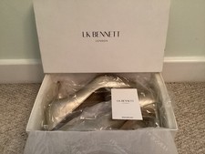 LK Bennett Floret Shoes Size UK 6 Soft Gold Pointed Court Shoes Brand New in Box