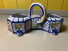 HENRIOT QUIMPER CRUET SET