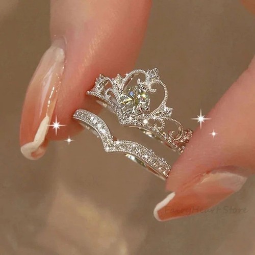 Queen crown adjustable ring - crown,