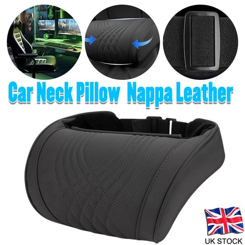 Nappa leather car neck - neck, pillow