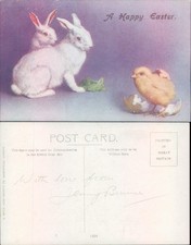 Easter bunnies and chick E Mack Animals Holiday