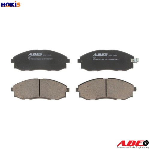 Brake pad set - set, disc