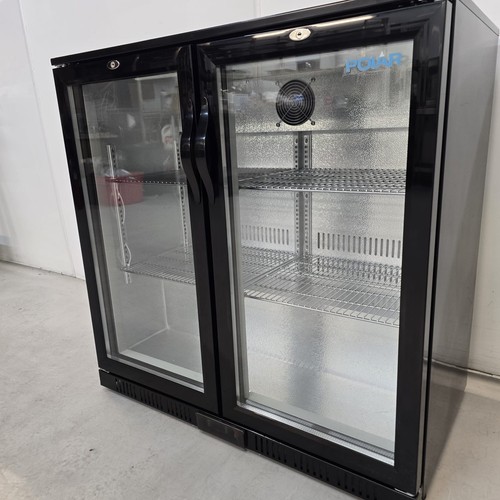 Back bar cooler double hinged - bar,