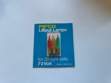VINTAGE PIFCO LILLIPUT BULBS