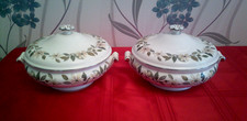 2 x Wedgwood Beaconsfield - Lidded Covered Vegetable Serving Dish Tureen