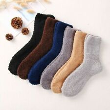 5 Pairs Cosy Bed Socks Mens Fluffy Home Sock Thick Indoor Winter Warm Soft