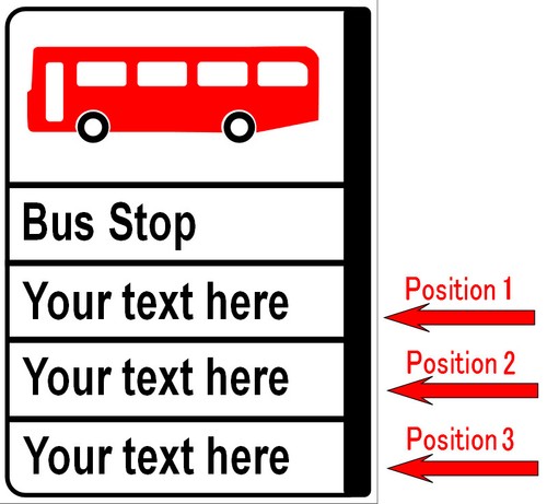 Personalised bus stop style - stop,