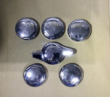 6 MGB MIDGET SPRITE TRIUMPH WIRE WHEEL HUB NUTS SPINNERS 