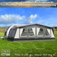 Size 12 Camptech Buckingham DL Seasonal Awning (925-950cm) Superb Bargain