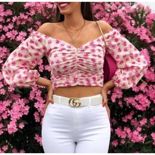 Zara pink floral off the - pink,
