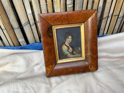 Antique burr walnut framed - burr,