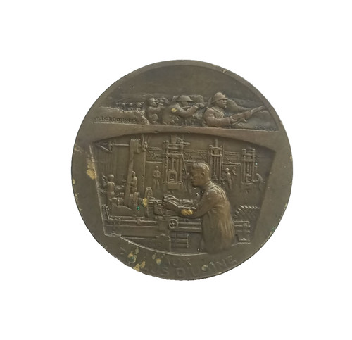 Ww1 french bronze medal - ww1,