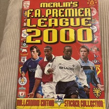 Merlins FA Premier League 2000 Complete Sticker Book ( read description)