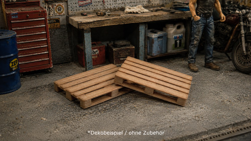 Wooden pallets 2 piece - wooden,