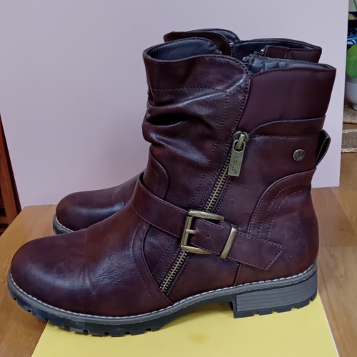 Lotus ankle boots size - lotus, dark