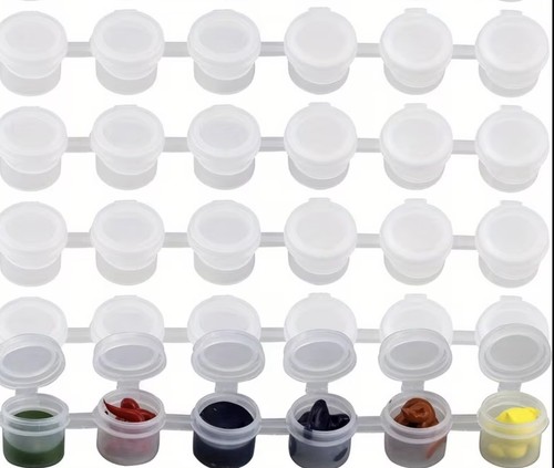 60pcs empty paint pots - 60pcs,