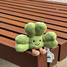 Jellycat Irish Shamrock Plush - Thomas Brown Exclusive Gift w/ Dust Bag