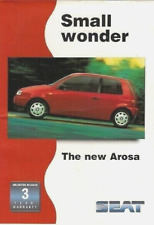 Seat Arosa 1997 UK Market Launch Foldout Sales Brochure 1.0 MPi 1.4 MPi Auto