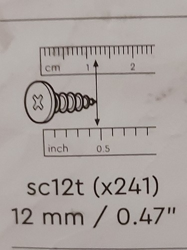 Keter darwin shed screws spare - screws,