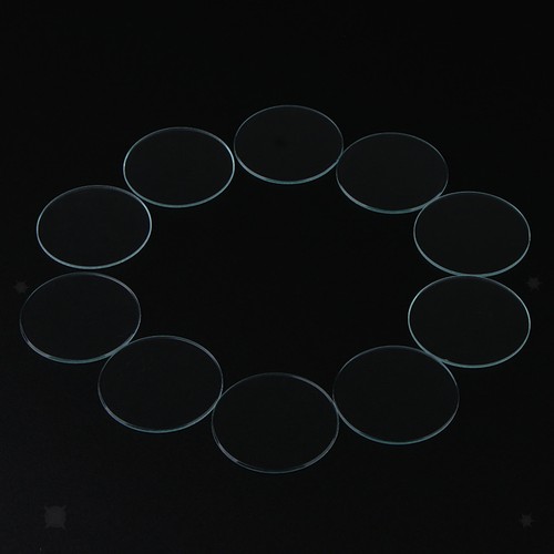 10pcs flat mineral crystal - 10pcs,