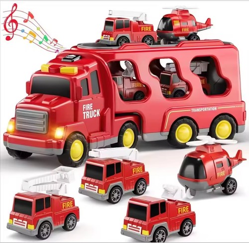 Fire truck carrier toy - 7,