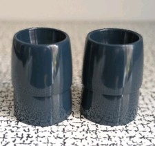 60s 70s Vintage Retro Gaydon Melaware Melamine Teal Blue Egg Cups Set 4 MCM