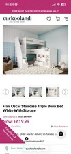 Triple Bunk Bed with Single