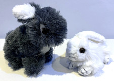 2 x Vintage Bunny Rabbit Soft
