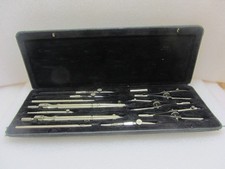 Vintage C. RIEFLER A20 Drawing Draughting Set 12 Pieces in Original Case