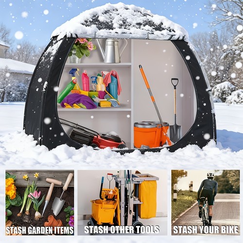 Winter bike storage shed tent - bike,