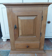 Vintage pine cabinet, bathroom