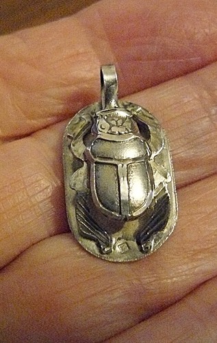 Egyptian small scarab beetle - scarab,