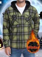 Mens Hooded Lumberjack Plaid