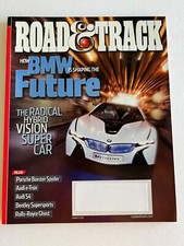 BMW FUTURE * RADICAL HYBRID VISION SUPER CAR March 2010 ROAD & TRACK MAGAZINE