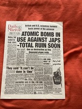 Second World War WW2 Atomic