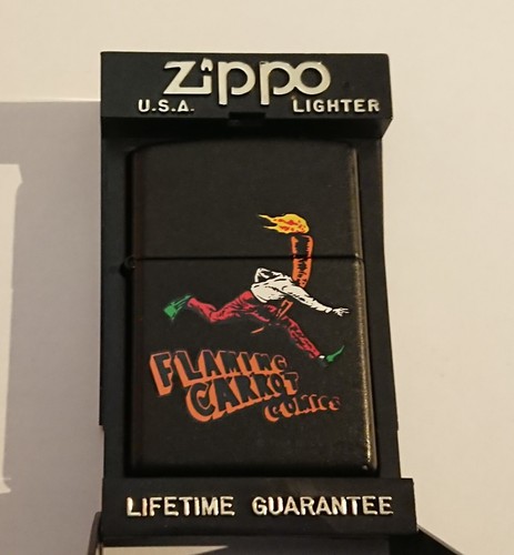 Flaming carrot vintage zippo - carrot,