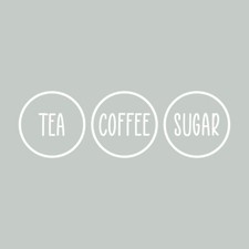 Tea Coffee Sugar Circle Modern