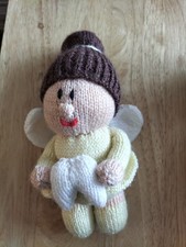 Hand made knitted - hand, tooth