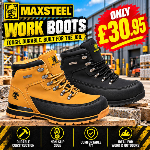 Mens maxsteel lightweight work - mens,