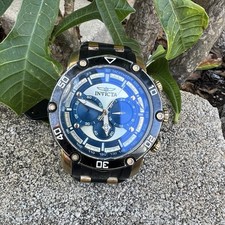 Gents Stainless Steel 50mm INVICTA Chronograph Pro Diver model 30079, Running