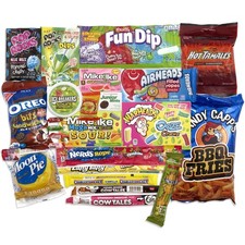 Large American Sweet Hamper Snack Box – Candy & Crisps Gift Selection!