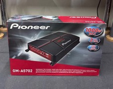 Pioneer GM-A5702 - 2 Channel Car Bridgeable Amp Amplifier with Bass Boost EX