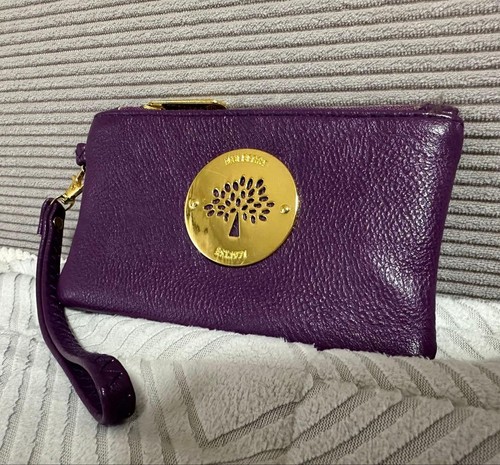 Mulberry leather mini - mulberry, pouch