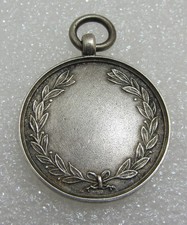 Silver Hallmarked Round Fob