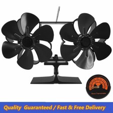 Double Stove Fan Fireplace Eco