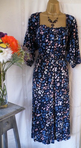 Monsoon britt blue dress - britt,